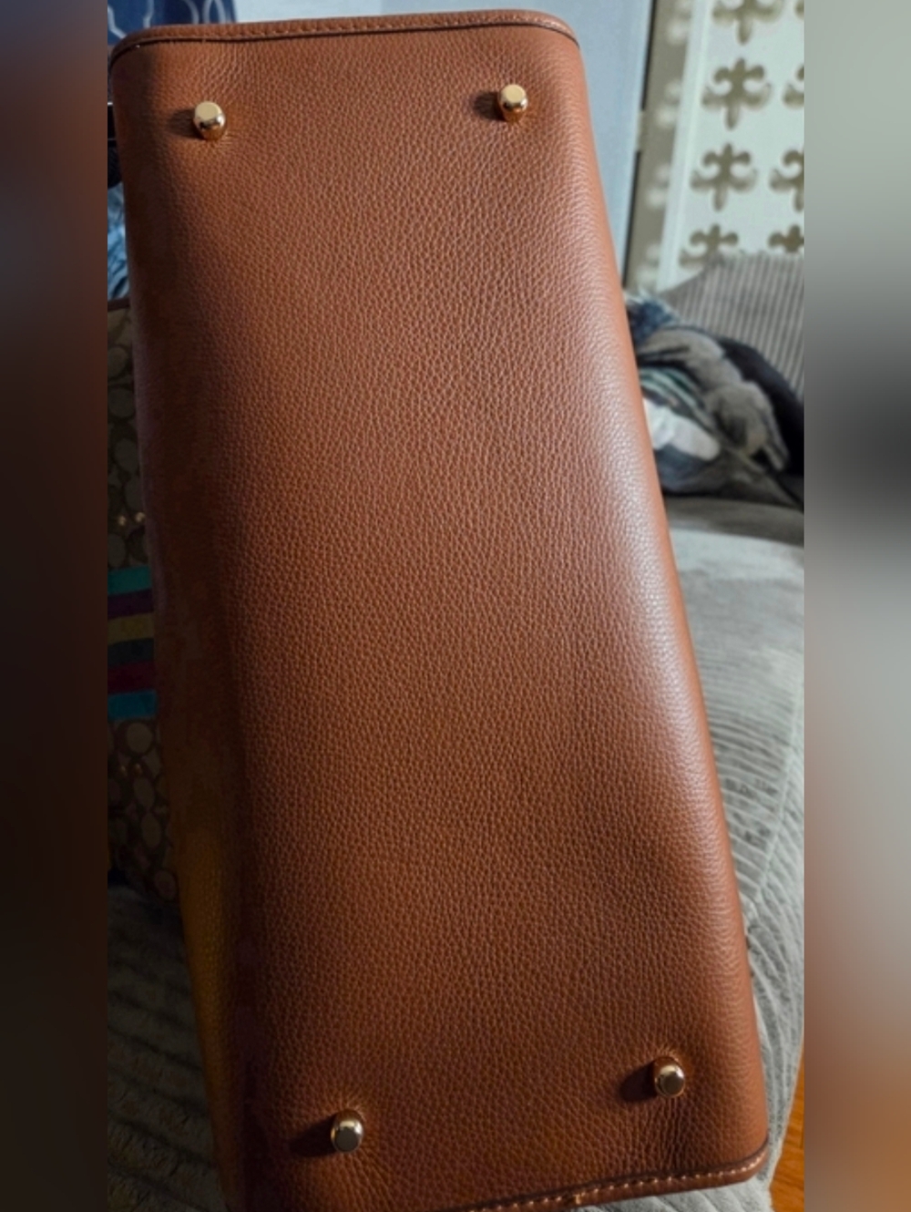 Coach Dempsey Tote 40 inch Signature Jacquard with Stripe and Coach Patch - Picture 3 of 6